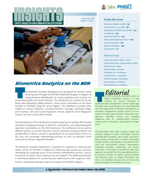 NDR Quarterly Newsletter March 2023