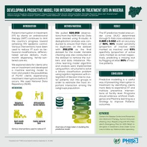 Developing a predictive model for Interruptions in Treatment (IIT) in Nigeria
